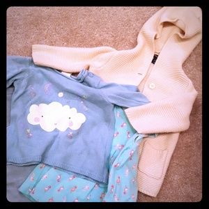 set of 4 items for 3-24 months